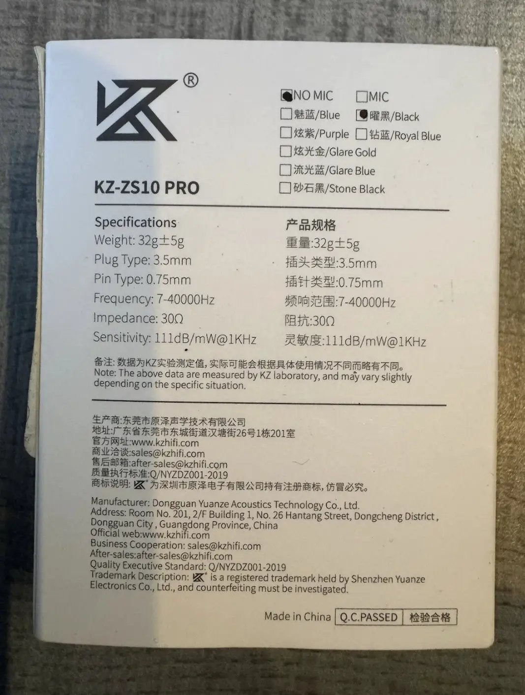 New KZ ZS10 Pro in Ear Monitor Earbuds Headphone, KZ Earbuds with 4BA by Selzalot