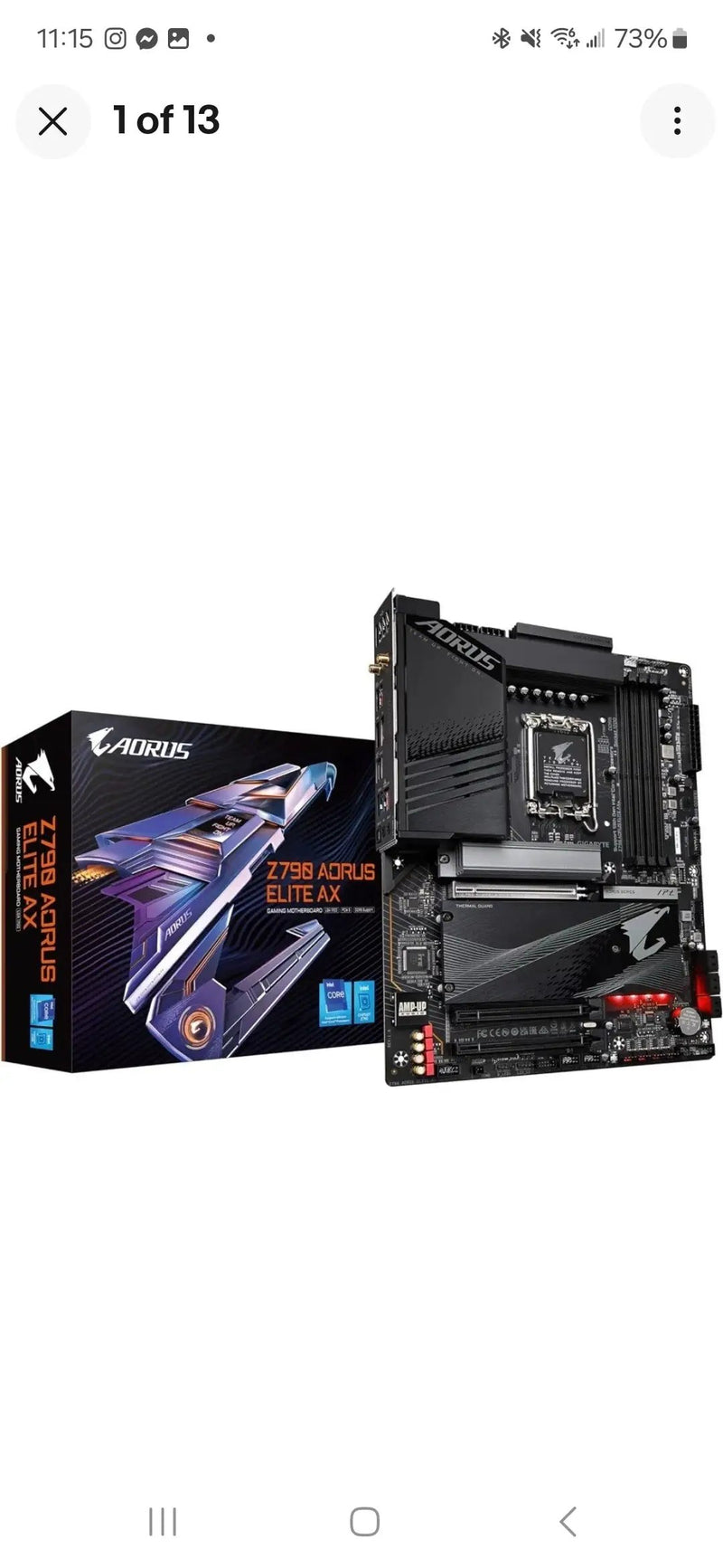 GIGABYTE Z790 AORUS Elite AX (LGA 1700/ Intel Z790/ ATX/ DDR5/ Quad by Selzalot