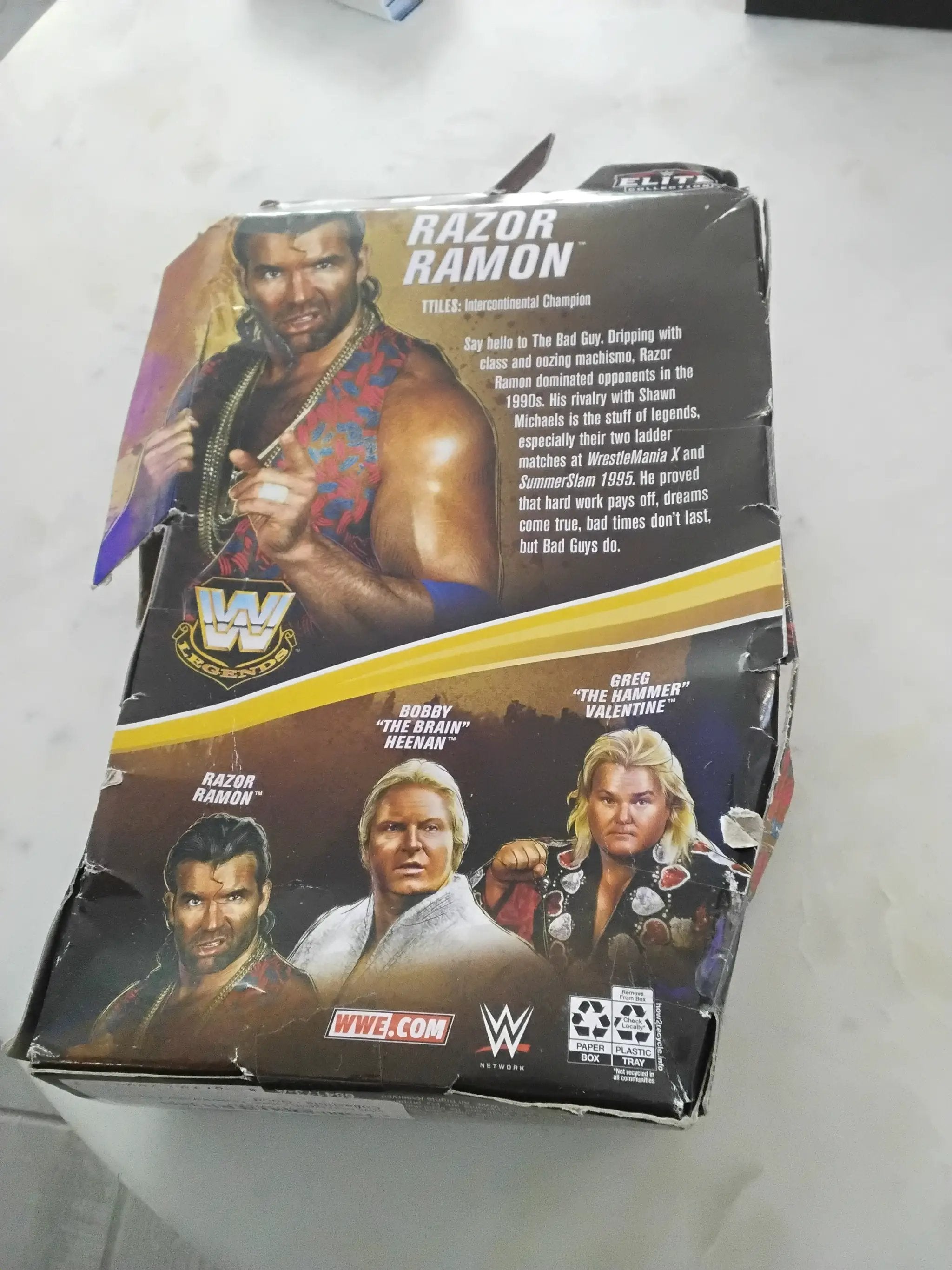 Open Box WWE Elite Legends Collection Action Figure Series (Select Superstar) (Razor Ramon) by Selzalot