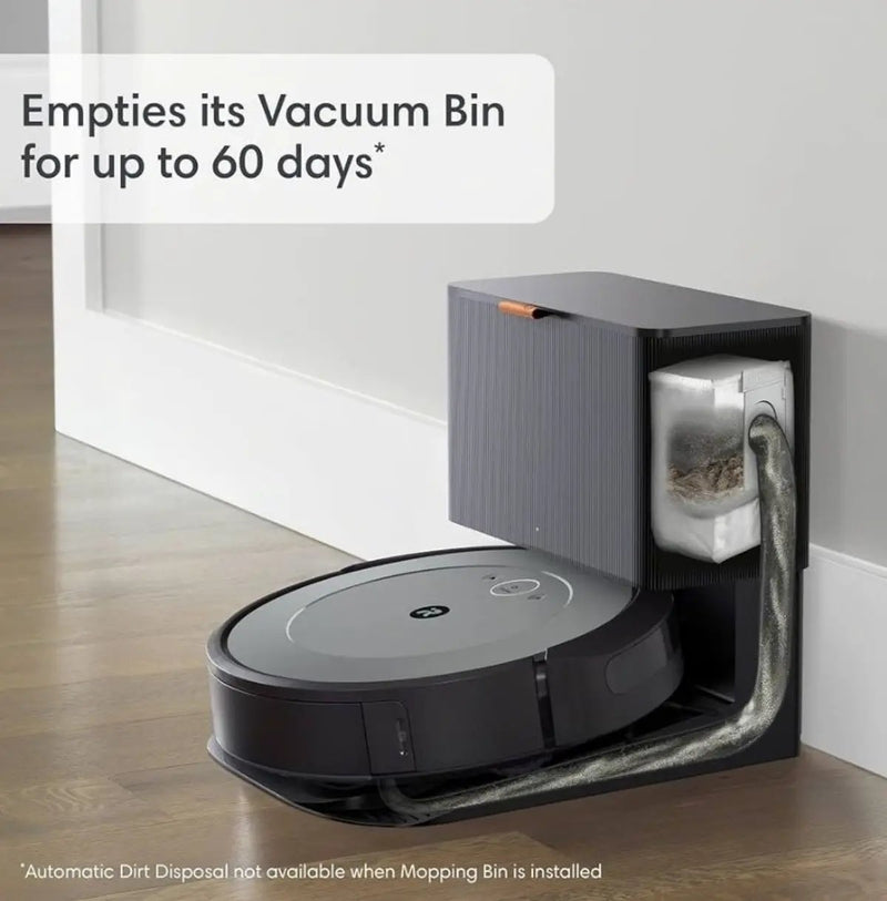 Open Box iRobot Roomba i3 + EVO (3554) Robot Vacuum - Self-Empty for Up to 60 Days, Clean by Room with Smart Mapping, Compatible with Alexa, Personali by Selzalot