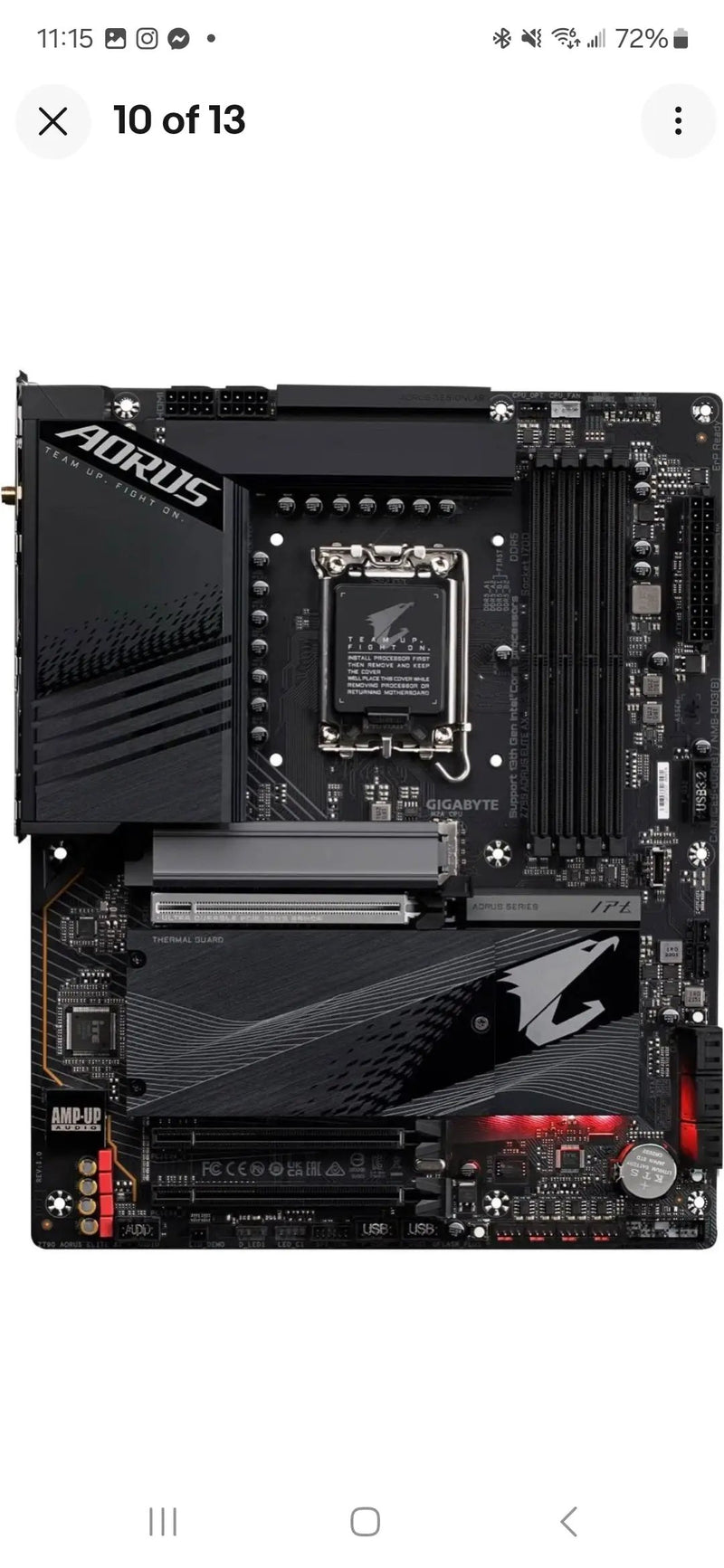 GIGABYTE Z790 AORUS Elite AX (LGA 1700/ Intel Z790/ ATX/ DDR5/ Quad by Selzalot