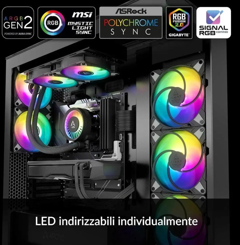 Open Box Arctic Liquid Freezer III 240 A-RGB Multi-Compatible - Black ACFRE00142A by Selzalot