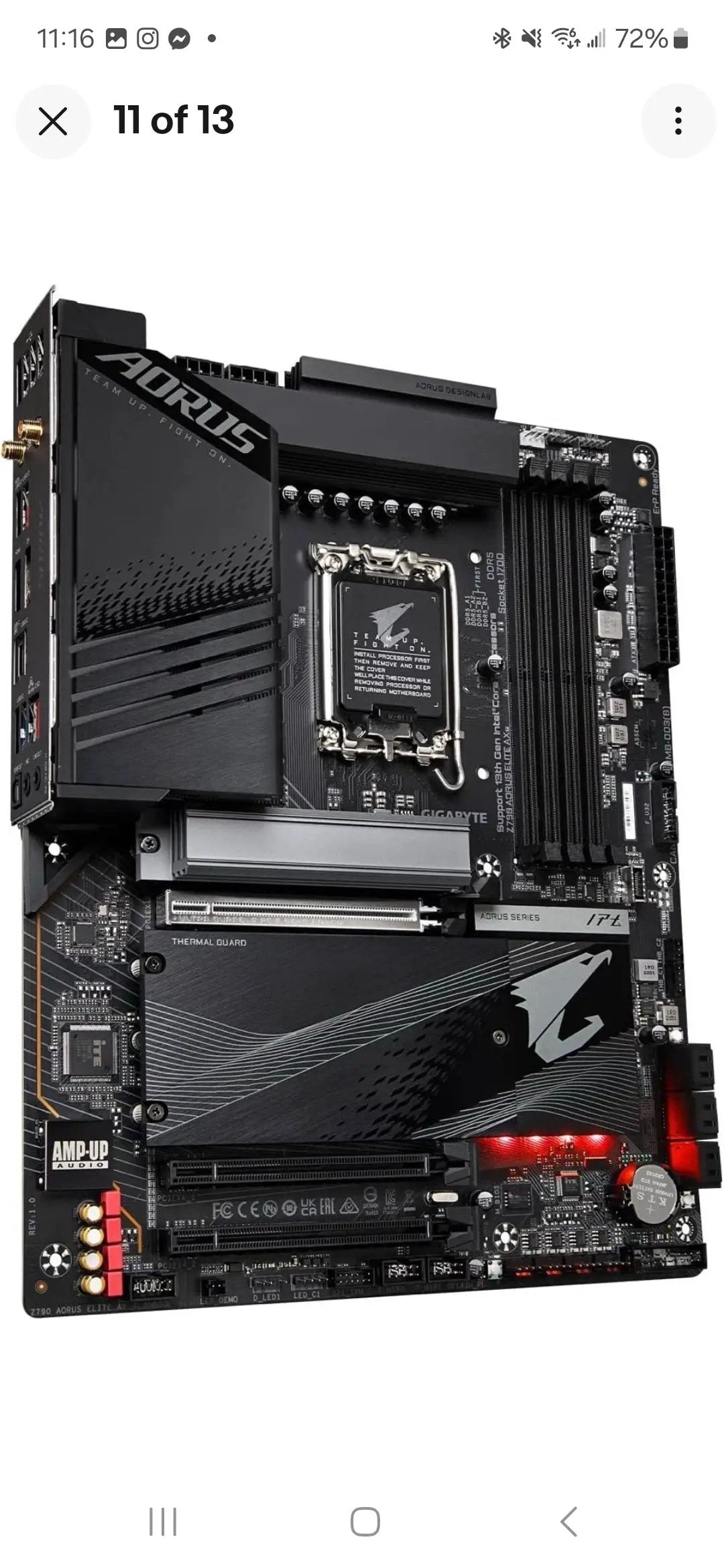 GIGABYTE Z790 AORUS Elite AX (LGA 1700/ Intel Z790/ ATX/ DDR5/ Quad by Selzalot