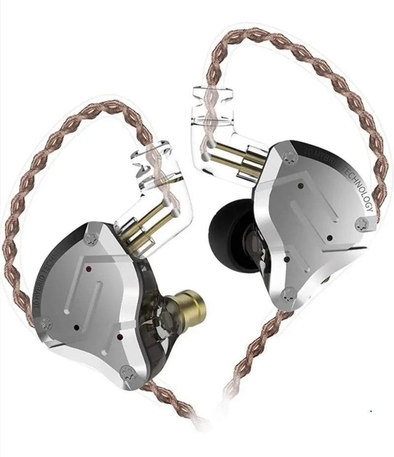 New KZ ZS10 Pro in Ear Monitor Earbuds Headphone, KZ Earbuds with 4BA by Selzalot