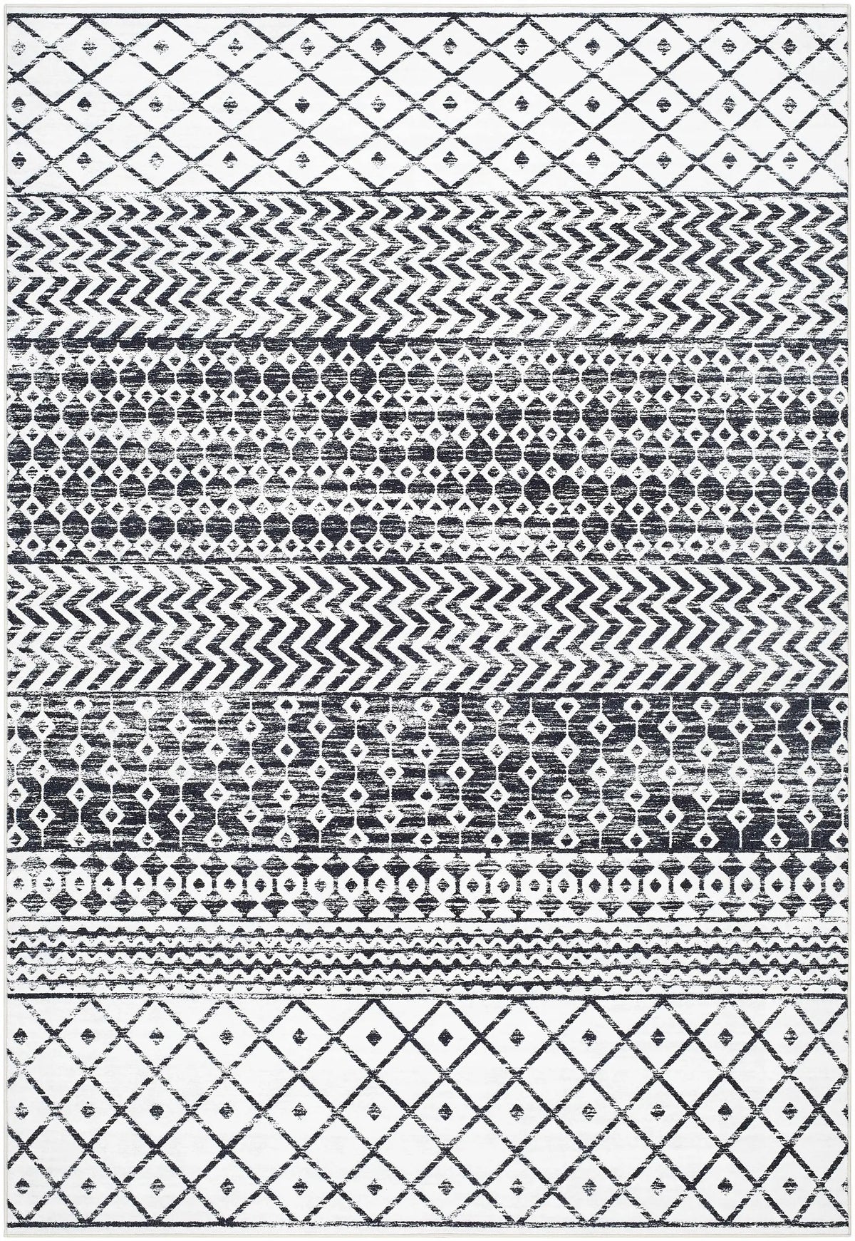 Royko Washable Area Rug - Clearance