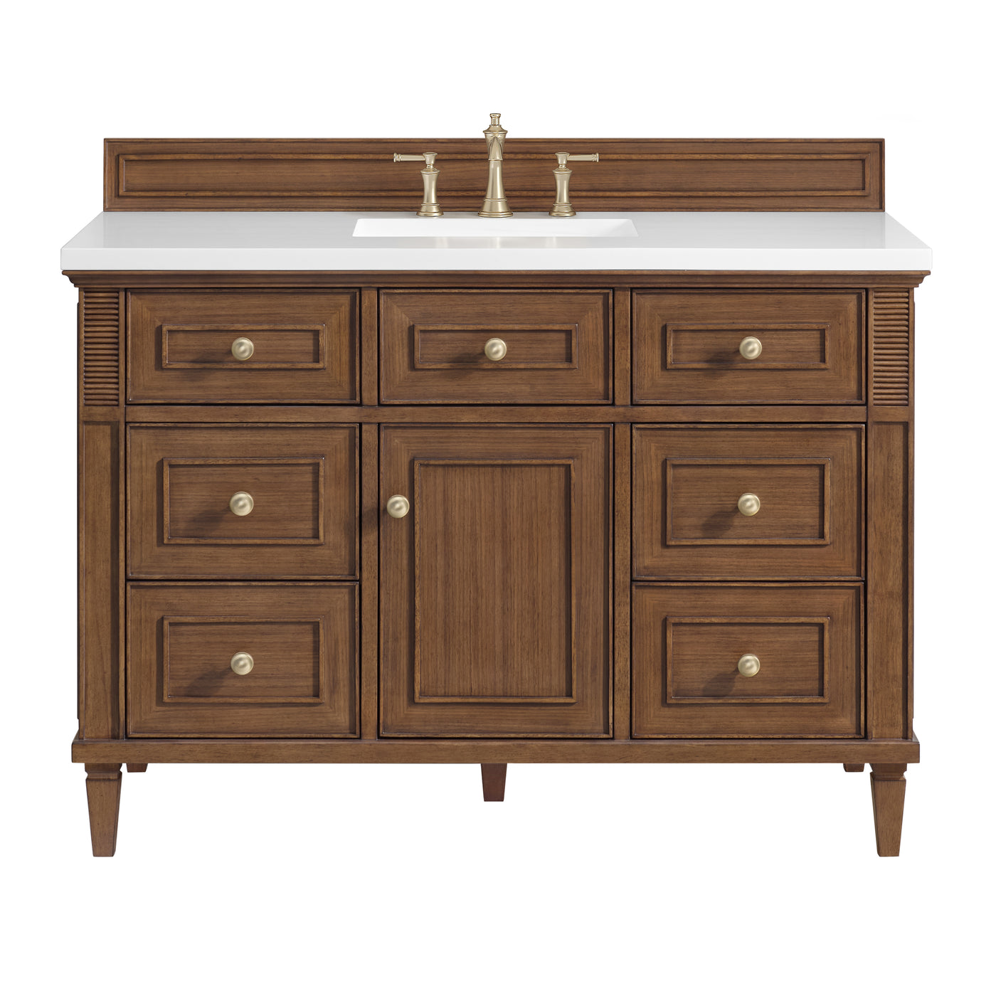 James Martin Lorelai 48" Single Bathroom Vanity, Mid-Century Walnut, view 40