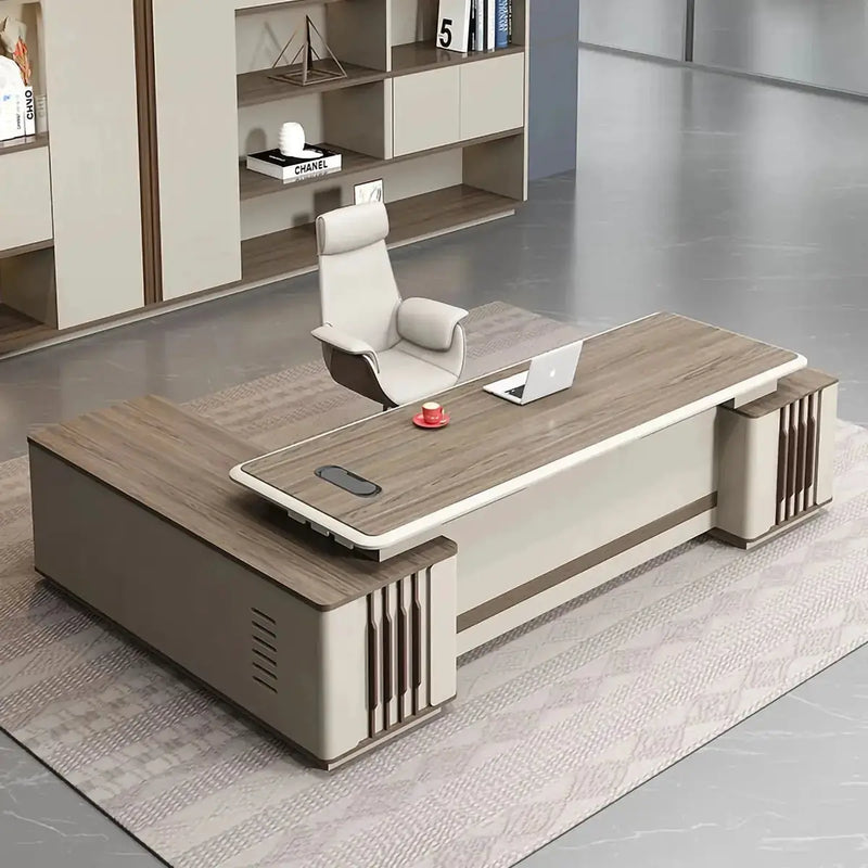 Lauder · Modern L-Shaped Executive Desk by Arc Grove
