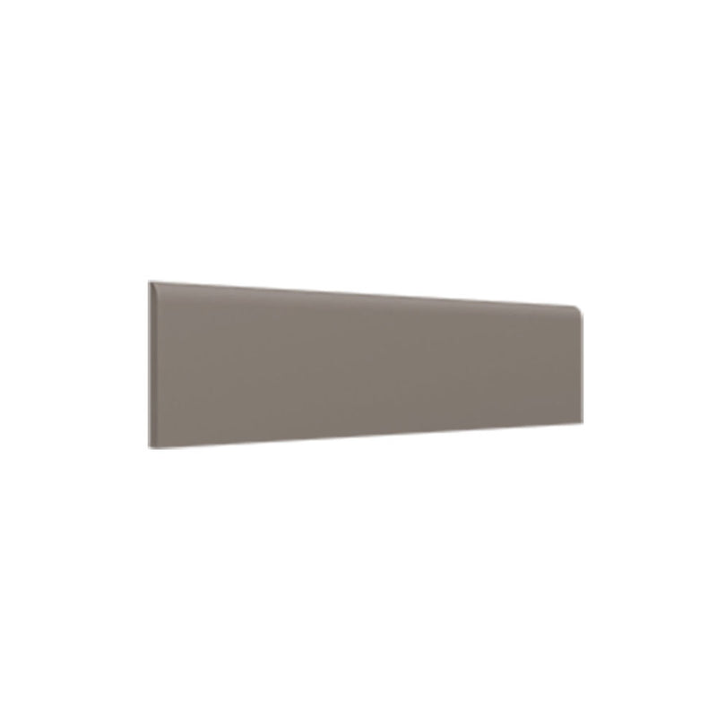 Roca Dark Gray Matte Bullnose Ceramic Moldings 3x12 Ceramic Matte 3x12 Moldings
