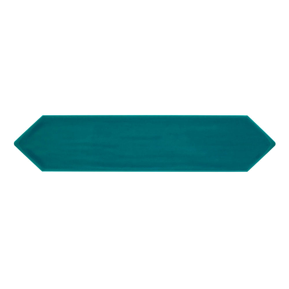 Roca Flow Peacock Green Polished Ceramic Tiles 3x12 Ceramic Polished 3x12 Tiles