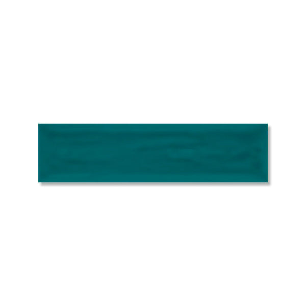 Roca Flow Peacock Green Polished Ceramic Tiles 3x12