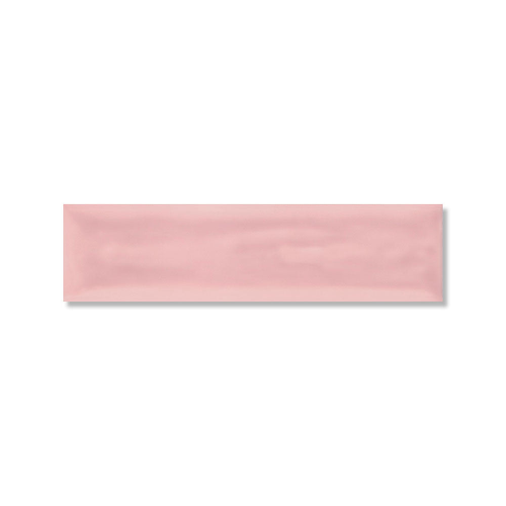 Roca Flow Velvet Pink Polished Ceramic Tiles 3x12 Ceramic Polished 3x12 Tiles