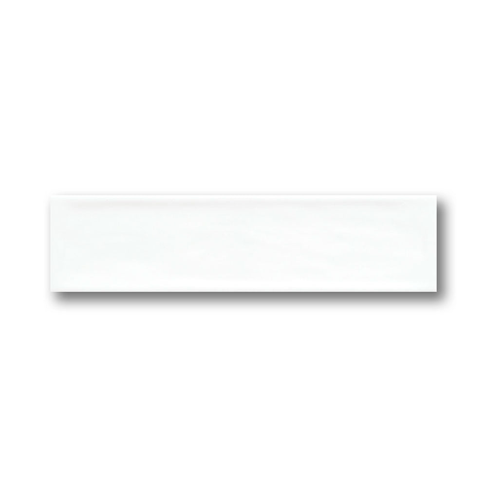 Roca Flow White Polished Ceramic Tiles 3x12 Ceramic Polished 3x12 Tiles