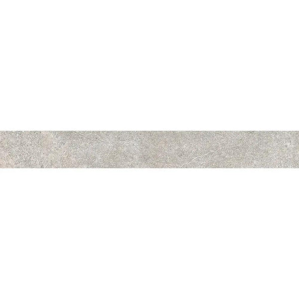Rock Gray Matte Bullnose Porcelain Moldings 3x24