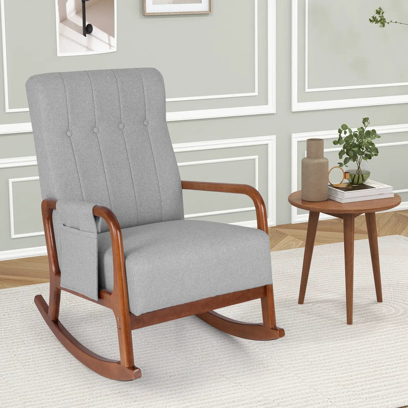 Rocking Chair with Ottoman by DirectDeals