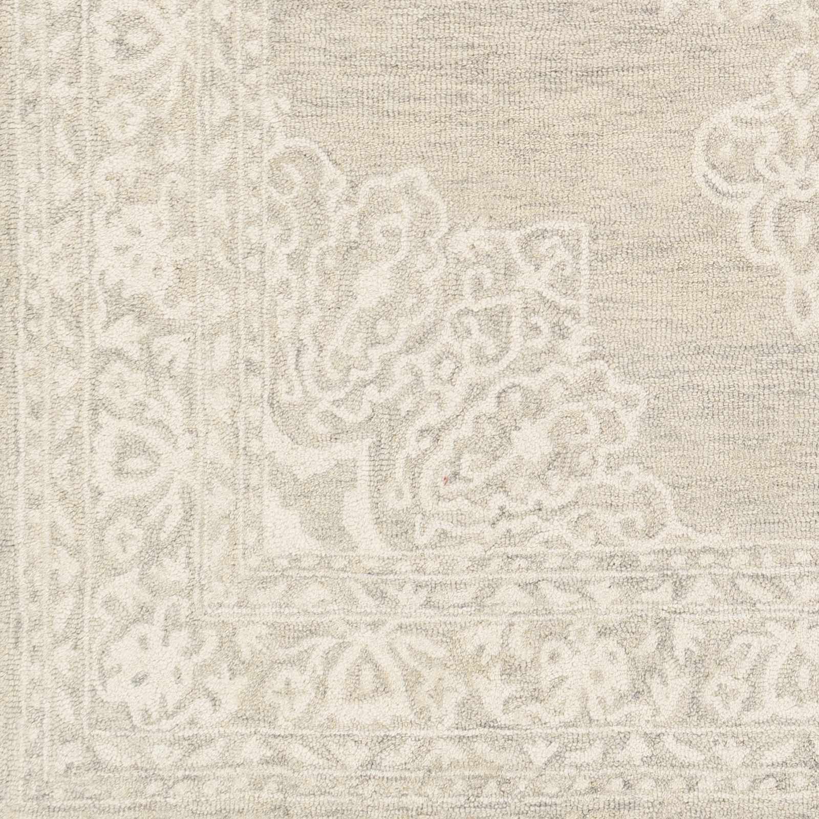 Roessleville Cream Wool Area Rug by Boutique Rugs