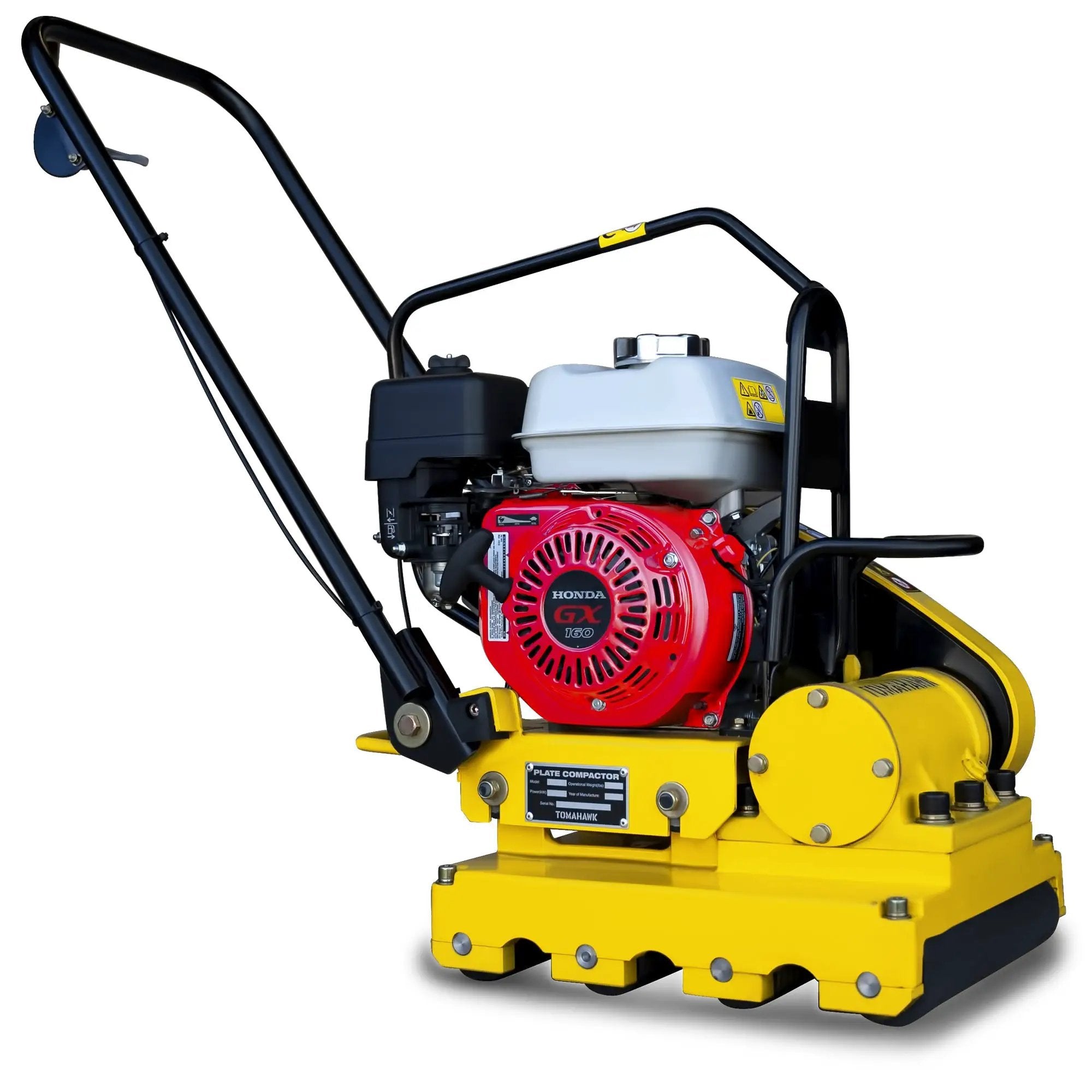 5.5 HP Honda Paver Roller Compactor 17x12 for Pavers, Bricks, Stone, Sand Compaction by Tomahawk Power