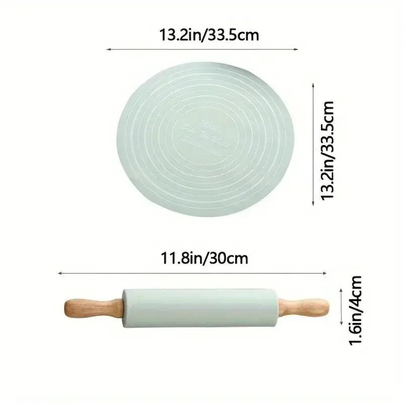 Rolling Pin - Silicone Round Set by House Of Avana