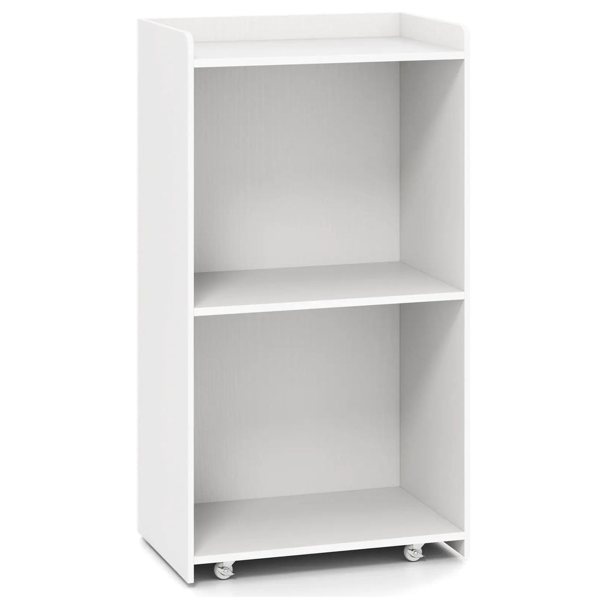 Rolling Podium Stand with 2 Shelves and Lockable Wheels, photo 9 of 9