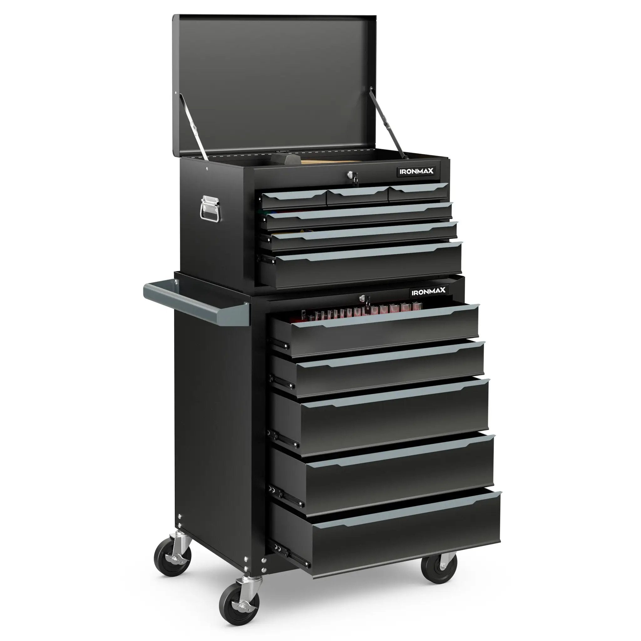 Rolling Steel Tool Chest with 11 Drawers & Locking System by DirectDeals