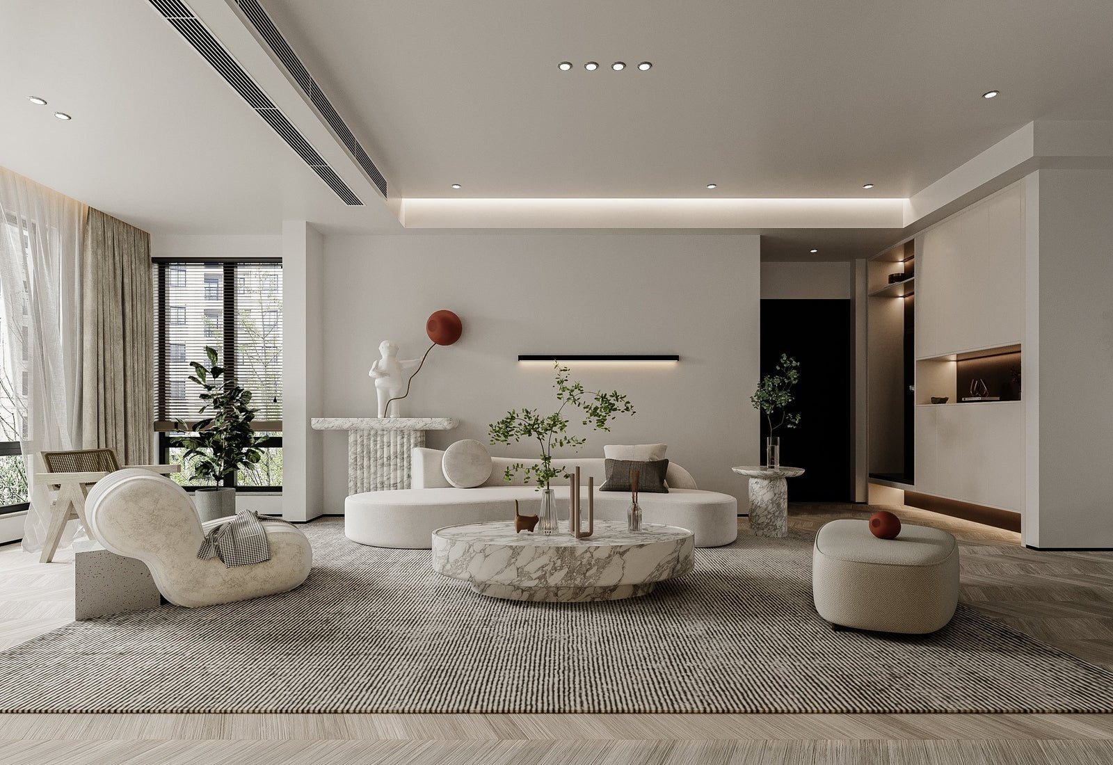 Romolo Oval Coffee Table by Zicana Boutique