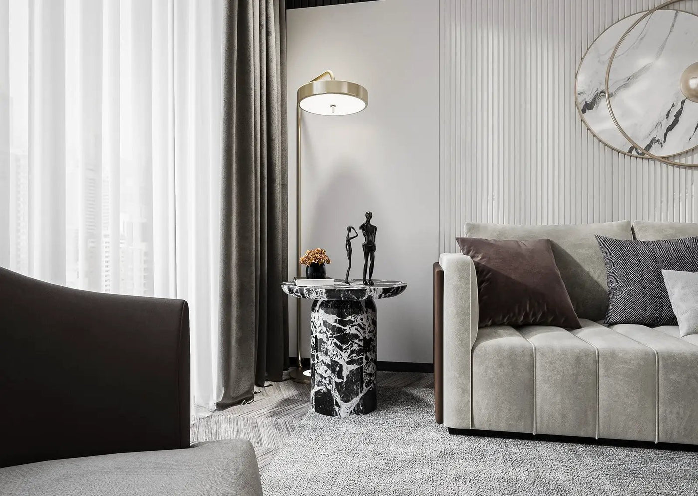 Romolo Side Table by Zicana Boutique