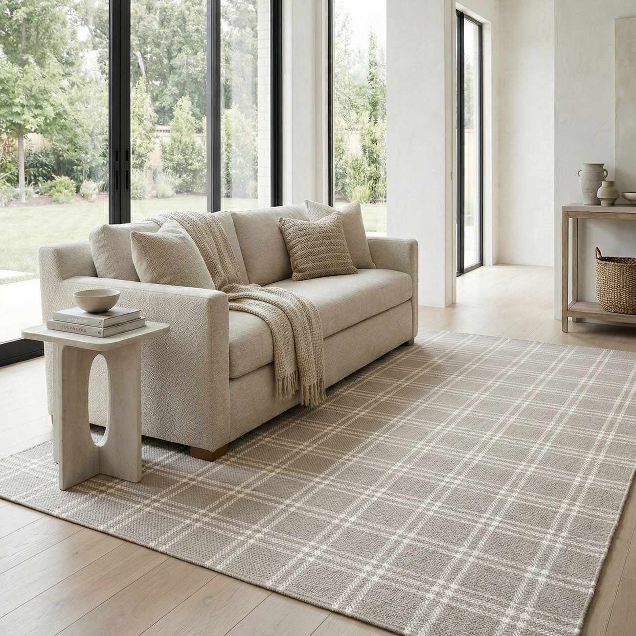 Dhyana Gray Area Rug by Boutique Rugs