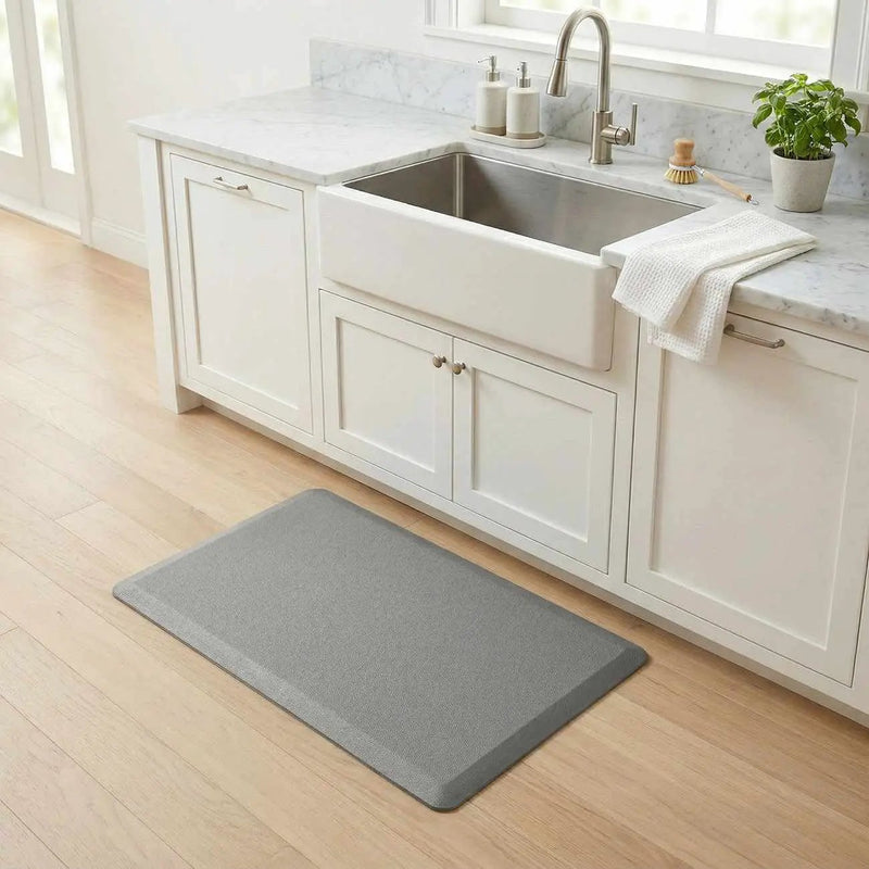 Kitchen Mat, Gray by Boutique Rugs