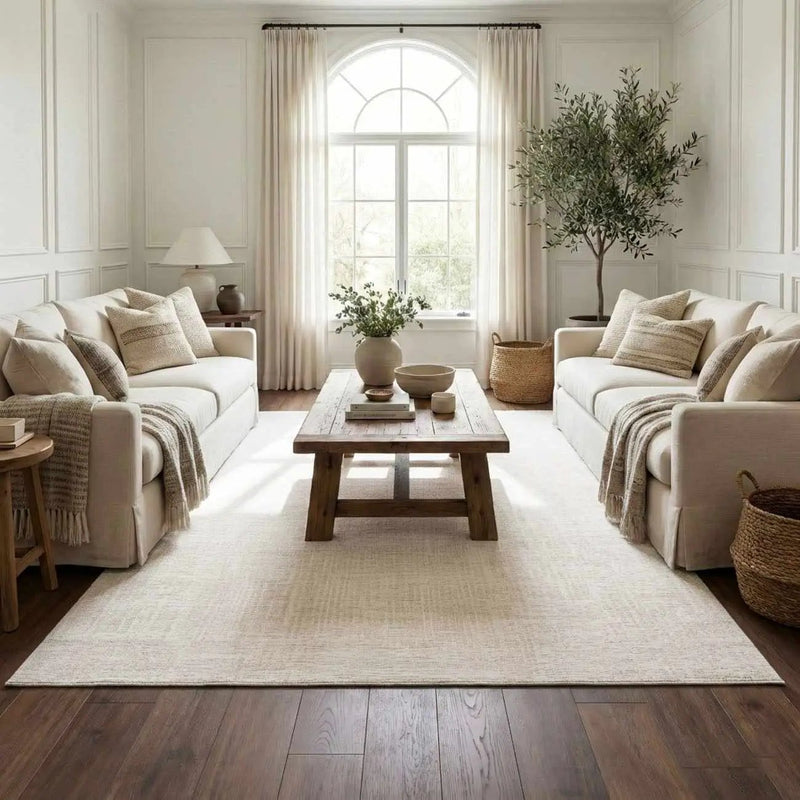 Leanna Cream Washable Area Rug by Boutique Rugs