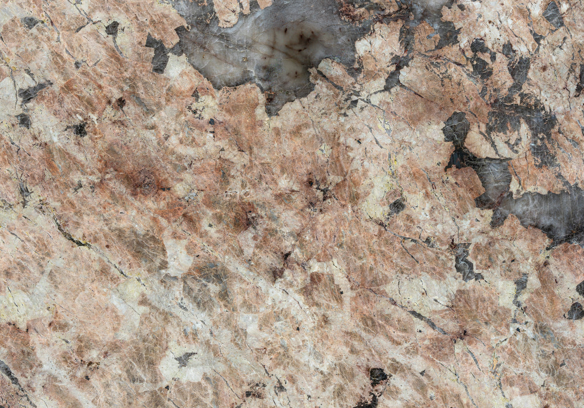 Rosette Crystal Polished Quartzite Slab Random