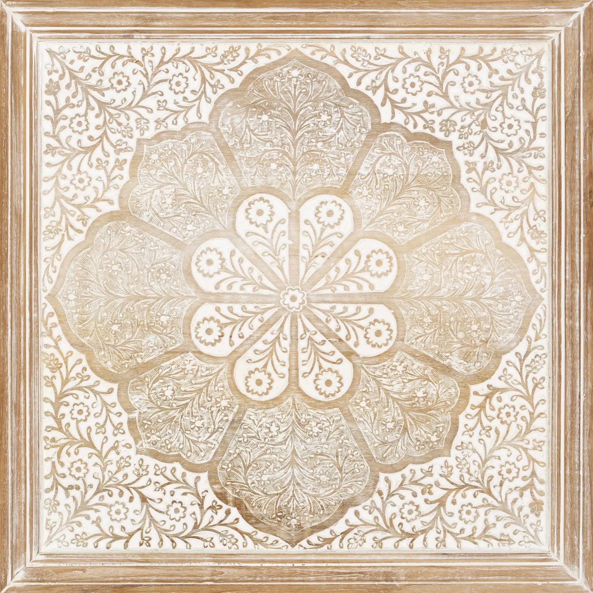 Roslindale Wood-Frame Wall Art Piece - Clearance by Boutique Rugs