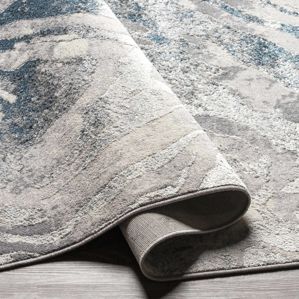 Rosthern Blue Marble Rug - Clearance, photo 6 of 8
