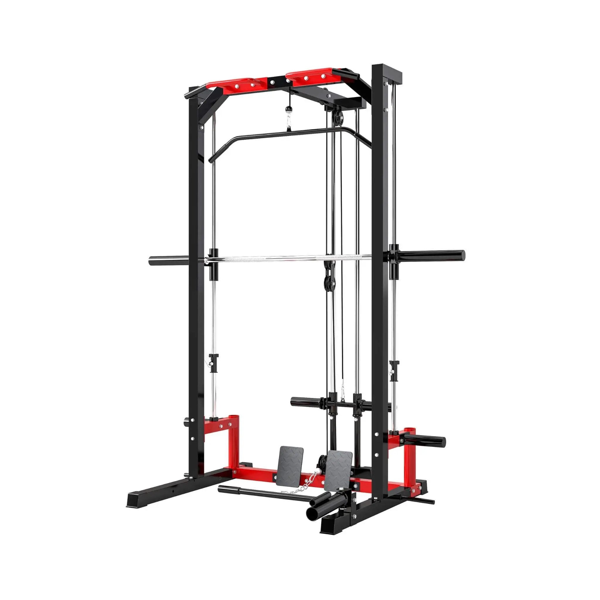 Rovix All-In-One Home Gym Squat Rack With Pull Up And Lat System (SAK95431) by SAKSBY WHOLESALE