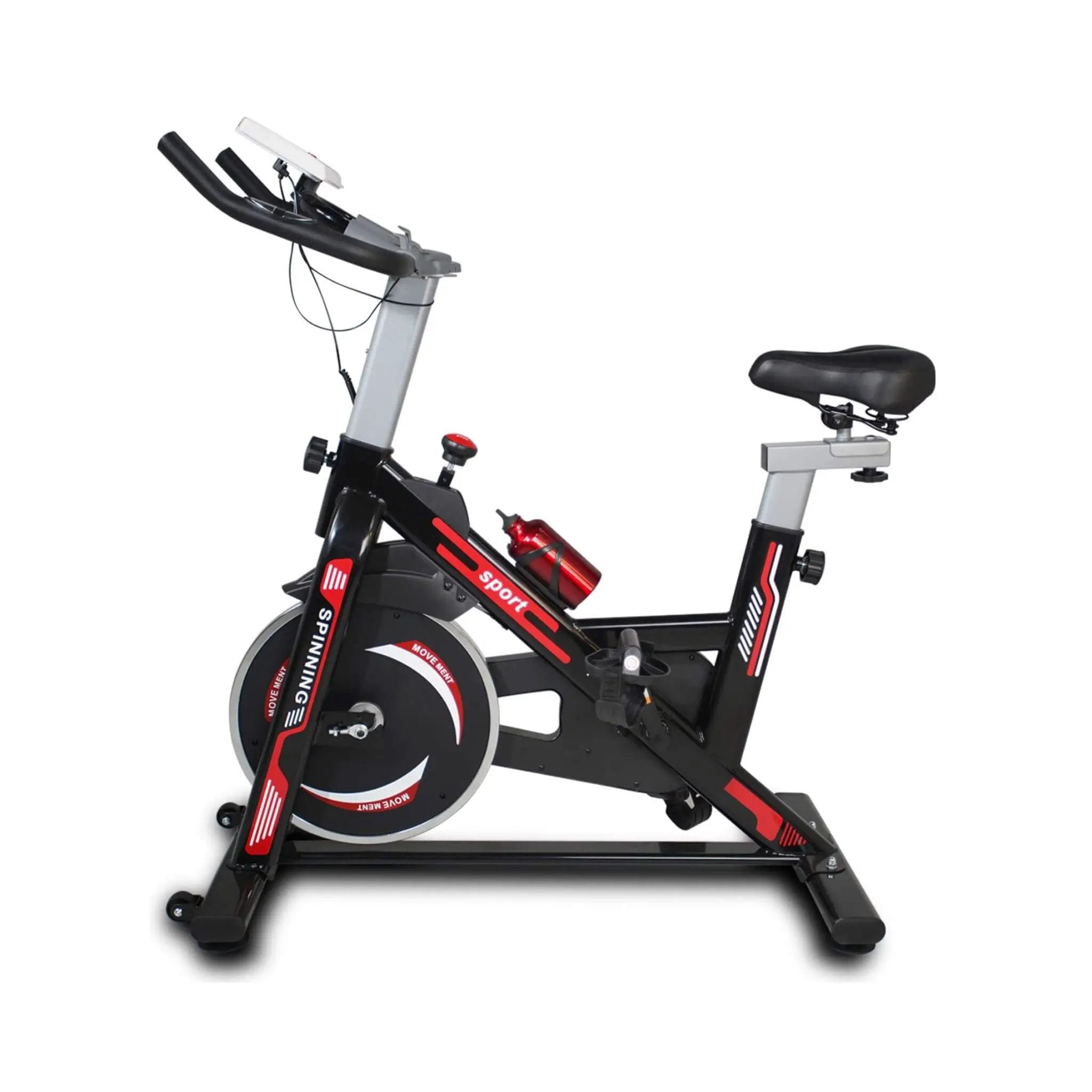 Rovix Indoor Exercise Spin Bike With Comfortable Cushioned Seat (SAK71645) by SAKSBY WHOLESALE