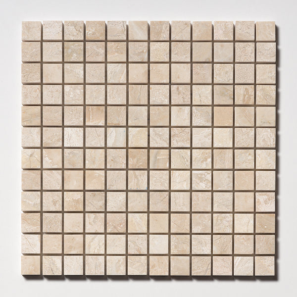 Royal Beige Honed 1x1 Marble Mosaics 12x12