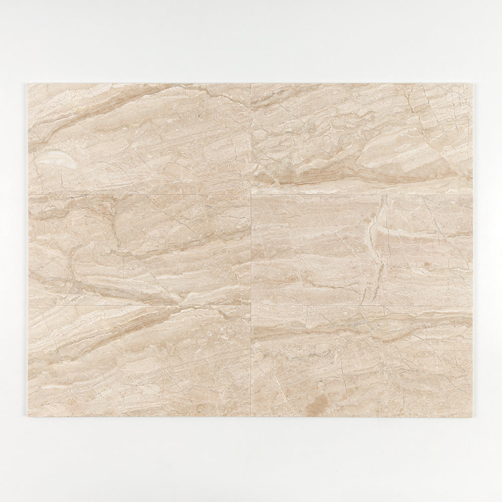 Royal Beige Honed Marble Tiles 12x24 Marble Honed 12x24 Tiles — 1