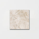 Royal Beige Honed Marble Tiles 5 1/2x5 1/2