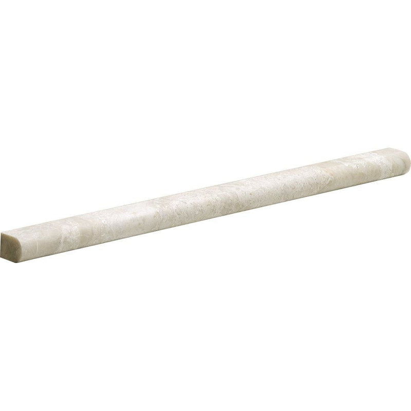 Royal Beige Honed Pencil Liner Marble Moldings 1/2x12 Marble Honed 2x12 Moldings