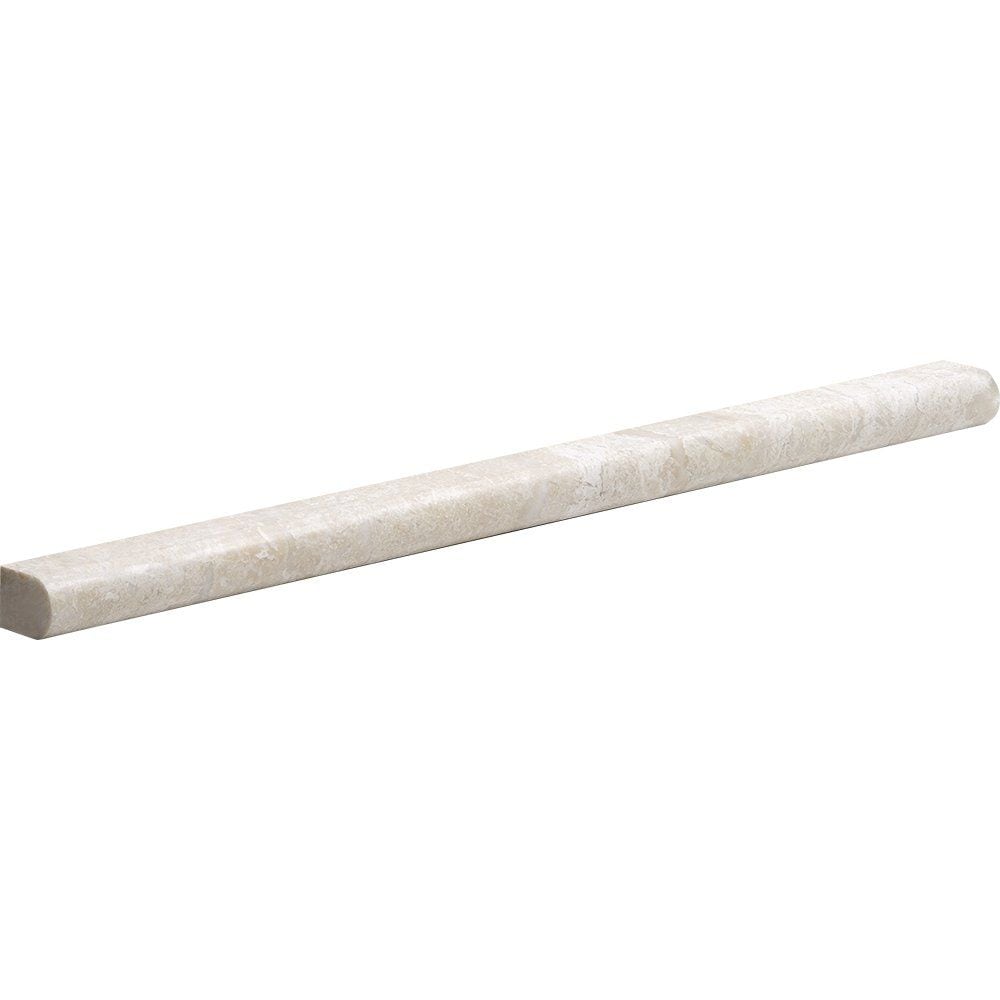 Royal Beige Polished Pencil Liner Marble Moldings 1/2x12 Marble Polished 2x12 Moldings