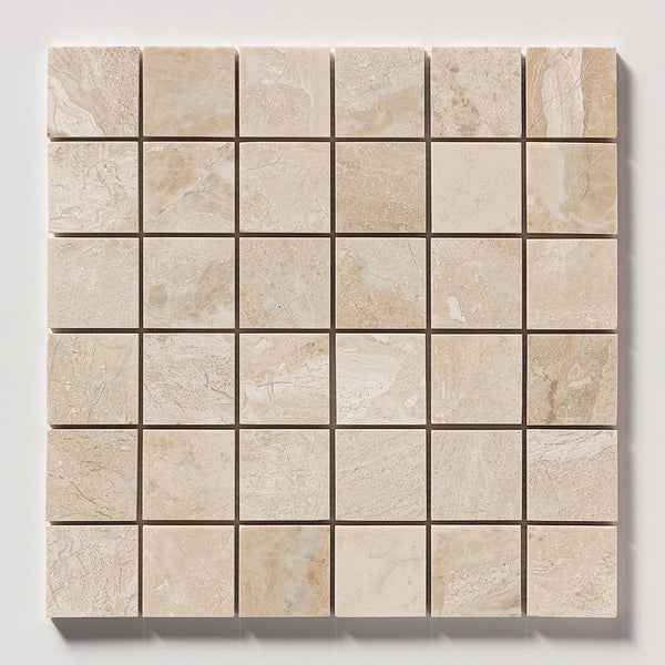 Royal Beige Polished 2x2 Marble Mosaics 12x12