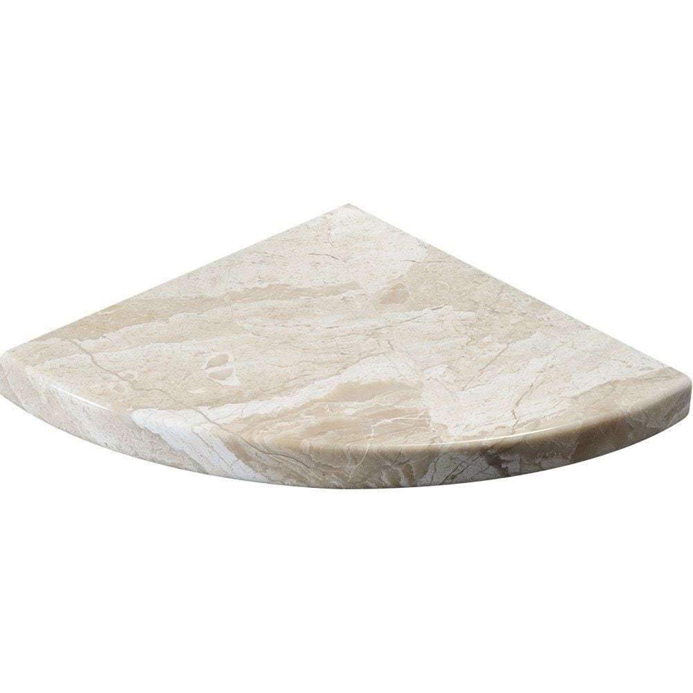 Royal Beige Polished Marble Corner Shelves 8x8 Marble Polished 8x8 Corner Shelves