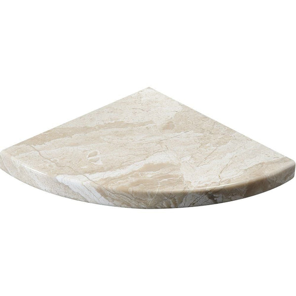 Royal Beige Polished Marble Corner Shelves 8x8