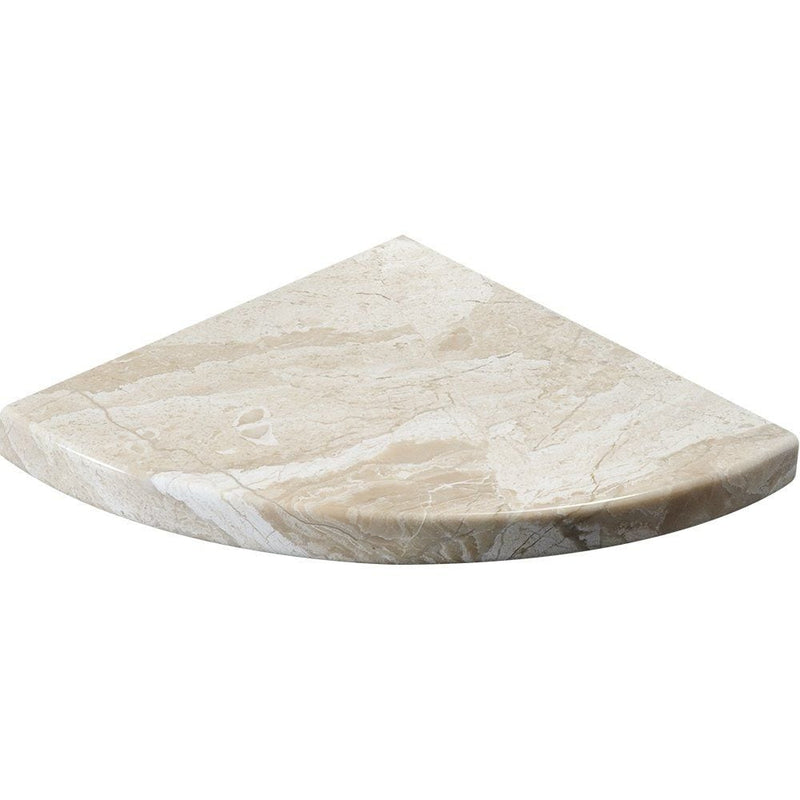 Royal Beige Polished Marble Corner Shelves 8x8 Marble Polished 8x8 Corner Shelves