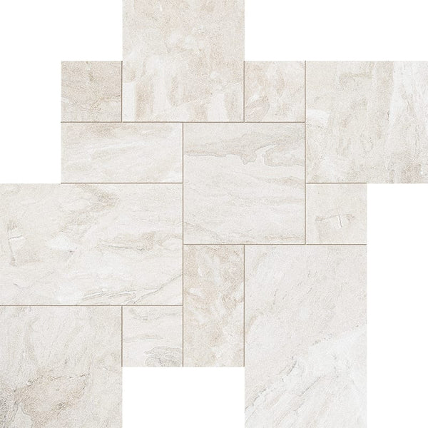 Royal Beige Renaissance Marble Pavers Versailles Pattern