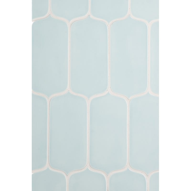 Seafoam Glossy Tear Field Ceramic Tiles 3 5/8x8 Ceramic Glossy 4x8 Tiles