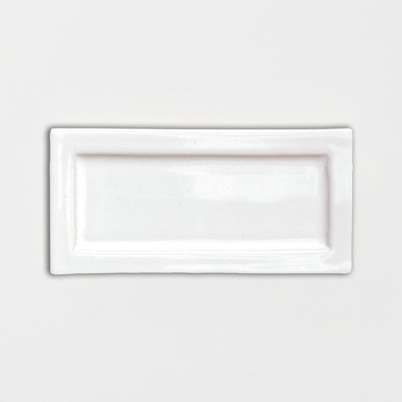 Royal Whi Glo Eren 3x6x3/8 Ceramic Glossy 3x12 Wall Decos