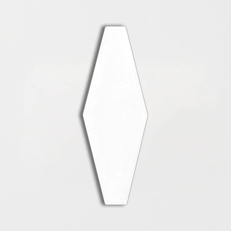 Royal Whi Glo Longest Hexagon 3x7 7/8x3/8 Ceramic Glossy 2x8 Tiles