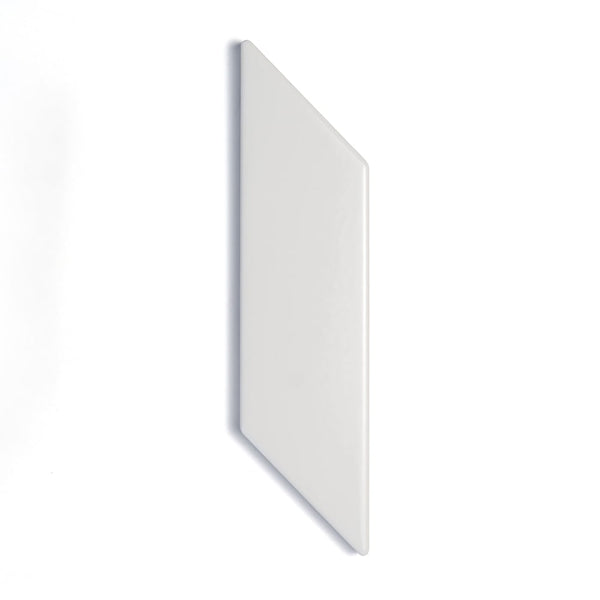 Royal White Glossy Base Trim Ceramic Moldings 4 3/16x6