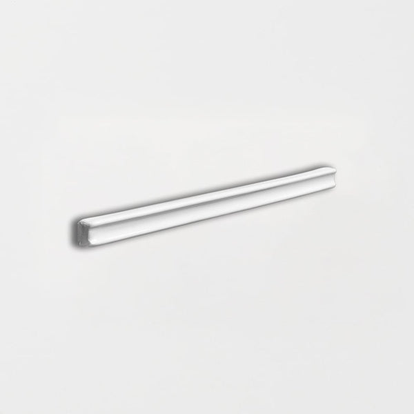 Royal White Glossy Pencil Trim 5/8x6