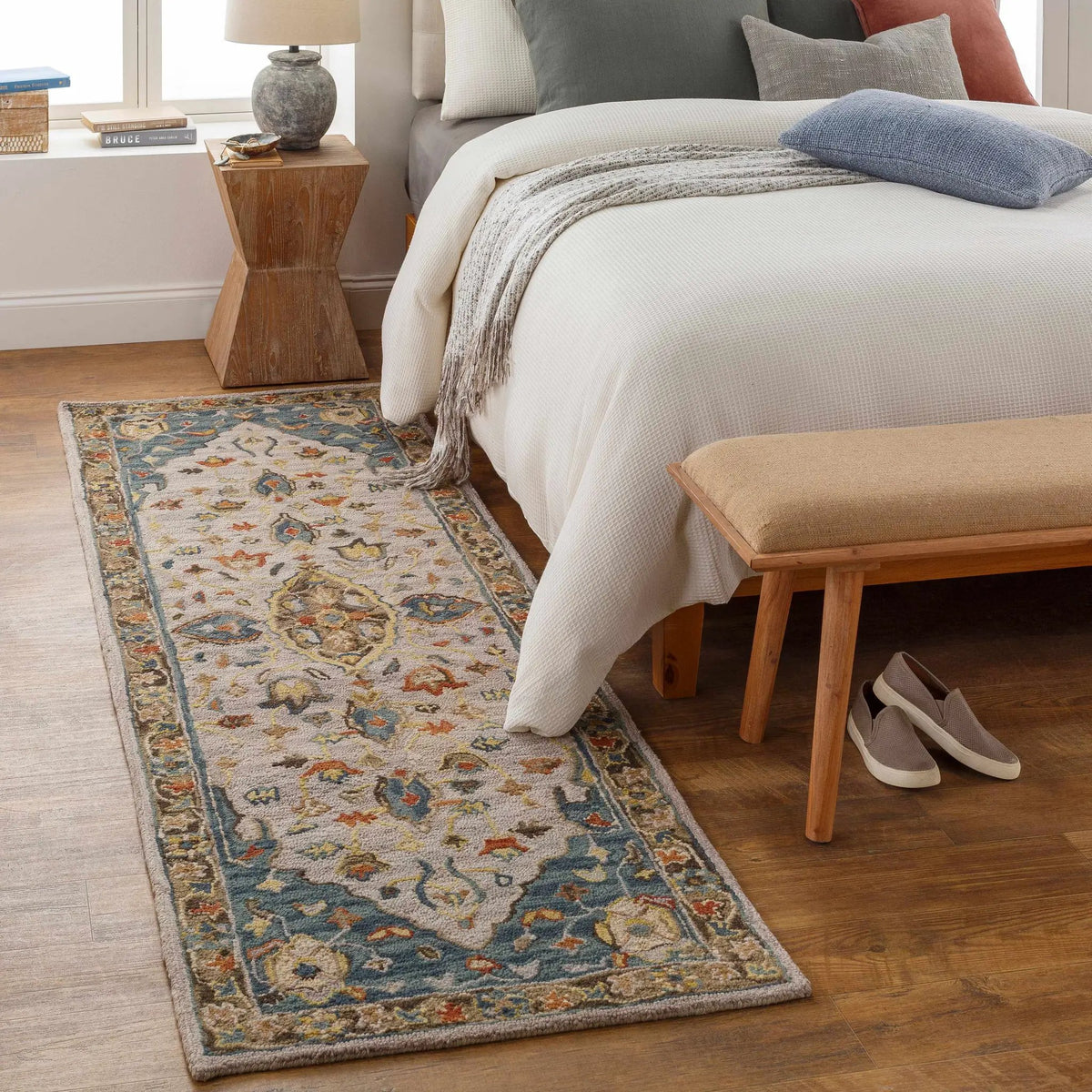 Rozel Area Rug, installed in a room 3