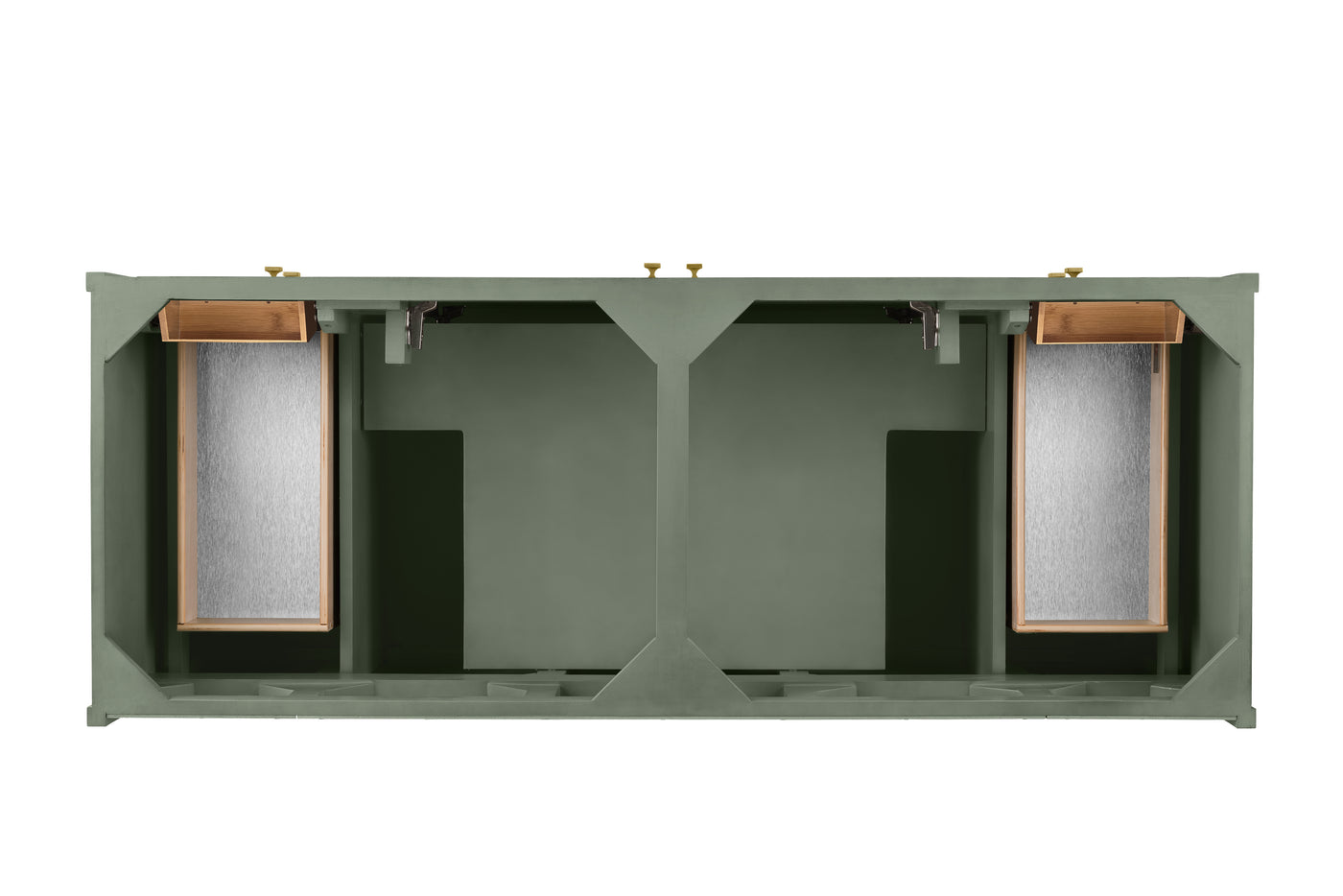 James Martin Chicago 60" Double Bathroom Vanity, Smokey Celadon, view 17